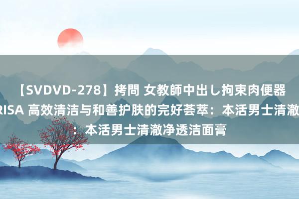 【SVDVD-278】拷問 女教師中出し拘束肉便器 仁科百華 RISA 高效清洁与和善护肤的完好荟萃：本活男士清澈净透洁面膏