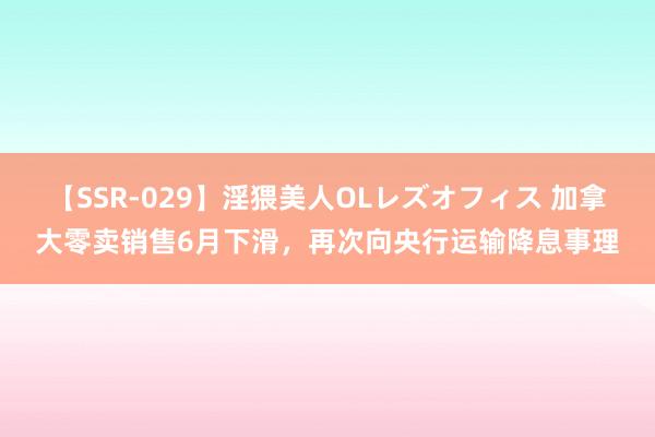 【SSR-029】淫猥美人OLレズオフィス 加拿大零卖销售6月下滑，再次向央行运输降息事理